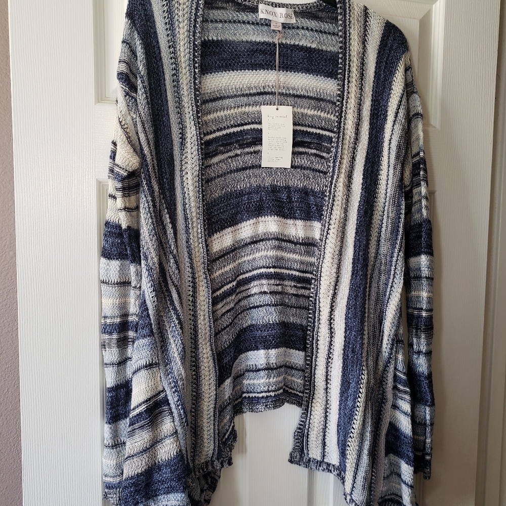 Waterfall style sweater